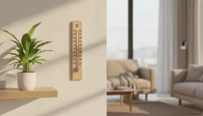 Natürliches Wohnklima: Holz-Zimmerthermometer als Blickfang