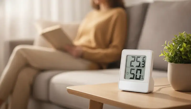 Optimales Raumklima dank Thermo-Hygrometer