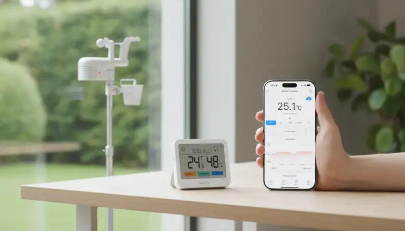 WLAN Wetterstation: Cloud und App